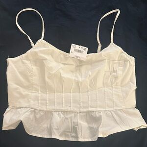 white tank top